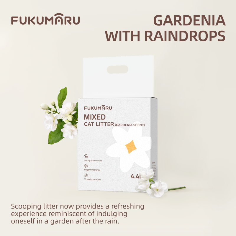 FUKUMARU Gardenia Mixed Tofu Cat Litter