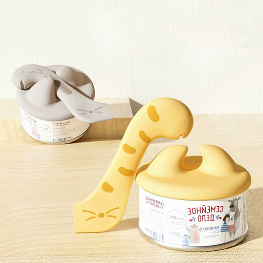 Cococat can opener & silicone lid set